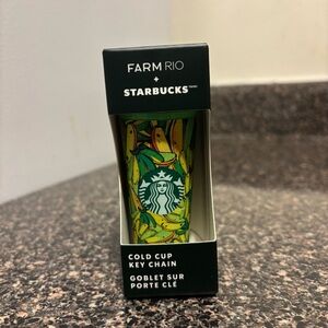 Farm Rio + Starbucks Banana Keychain